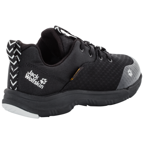Jack Wolfskin Phoenix Texapore Low Girls Hiking Shoes - Black