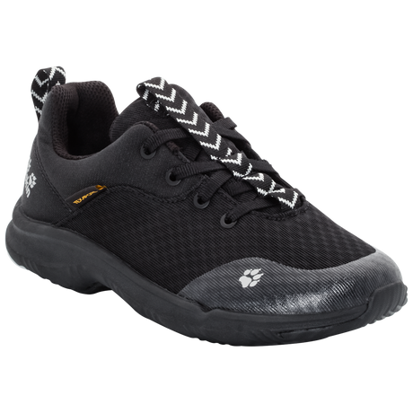 Jack Wolfskin Phoenix Texapore Low Girls Hiking Shoes - Black