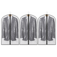 3x Suit Cover w/ Zipper Pack - Garment & Coat Storage Protector (60x137cm)