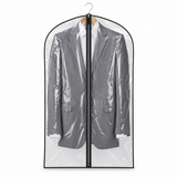 1x Suit Cover w/ Zipper - Garment & Coat Storage Protector (60x137cm)