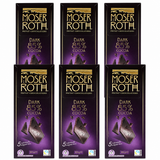 6x Moser Roth 85% Cocoa Dark Chocolate Block Bulk Pack - Made in Germany (30 Bars)