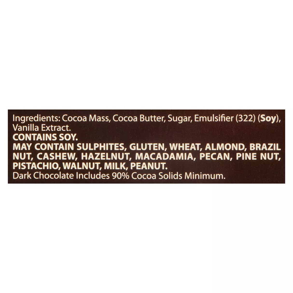 1x Moser Roth 90% Cocoa Dark Chocolate Block - Made in Germany (5 Bars)