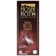 1x Moser Roth 90% Cocoa Dark Chocolate Block - Made in Germany (5 Bars)