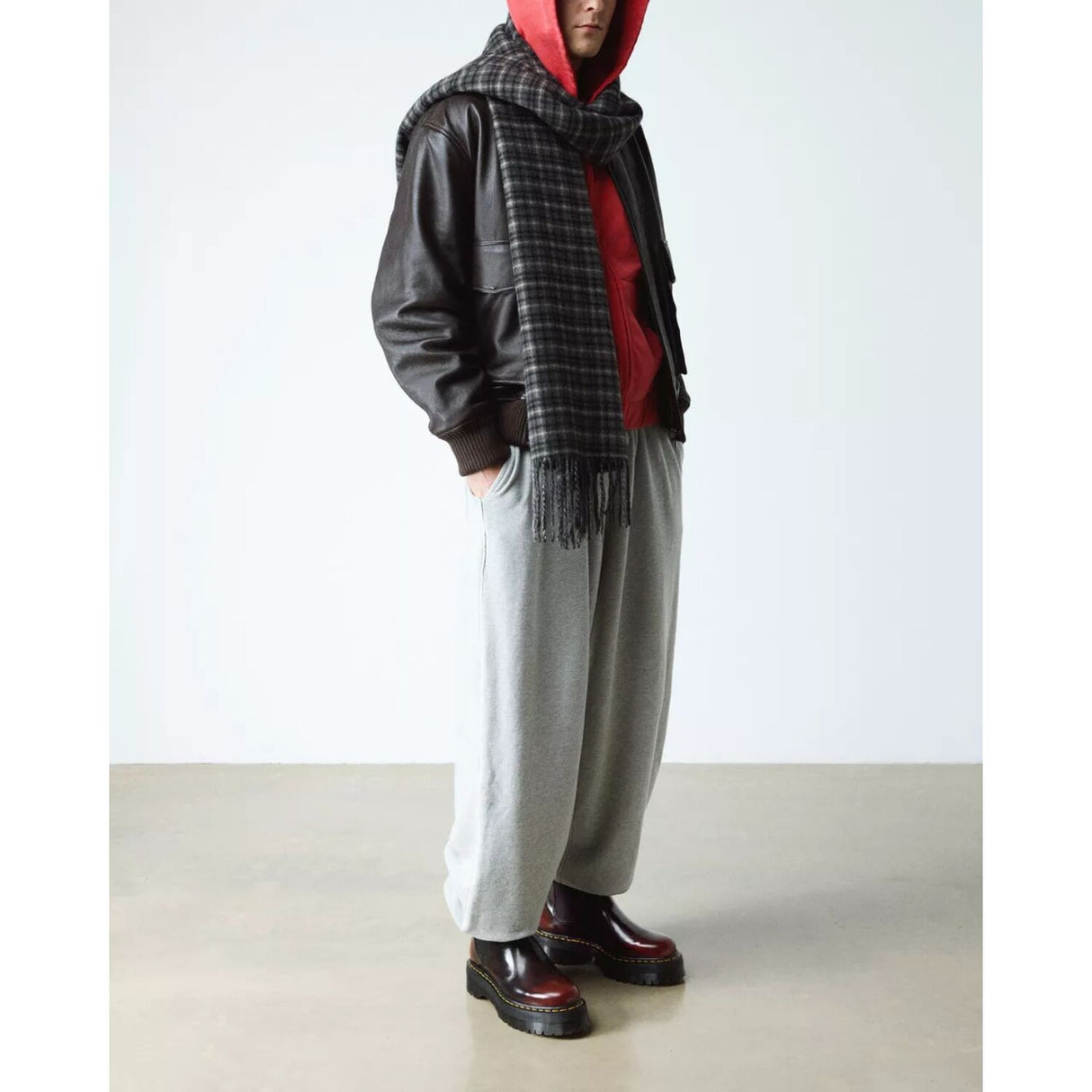 Dr. Martens 2976 Quad Chelsea Boots (Arcadia Leather/Goodyear Welt) - Cherry Red