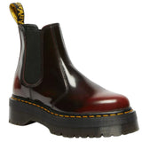 Dr. Martens 2976 Quad Chelsea Boots (Arcadia Leather/Goodyear Welt) - Cherry Red