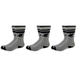 3x U.S. Polo Assn. Livergy Mens Crew Socks Pack - White/Navy - 1 Pack of 3 Pairs