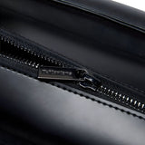 Dr. Martens Padded Leather Tote Bag - Black Sendal (Crossbody Strap & Zip Closure)