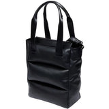 Dr. Martens Padded Leather Tote Bag - Black Sendal (Crossbody Strap & Zip Closure)