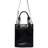 Dr. Martens Leather Tote Bag - Black Mayhem (Crossbody Laptop & Gunmetal Hardware Finish)