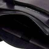Dr. Martens Leather Tote Bag - Black Mayhem (Crossbody Laptop & Gunmetal Hardware Finish)