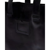 Dr. Martens Leather Tote Bag - Black Mayhem (Crossbody Laptop & Gunmetal Hardware Finish)