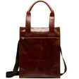 Dr. Martens Leather Tote Bag - Amber Tan Mayhem (Crossbody Laptop & Gunmetal Hardware Finish)