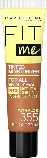 2x Maybelline Fit Me 30ml Tinted Moisturizer - 355
