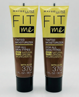 2x Maybelline Fit Me® Tinted Moisturizer Natural Coverage Face Makeup - 370