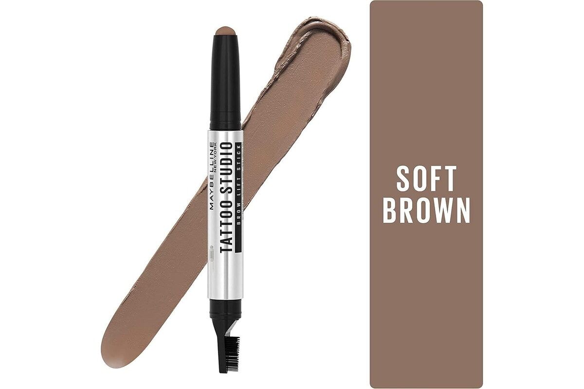 Maybelline Tattoo Studio Brow Lift Stick Waterproof - 255 Soft Brown