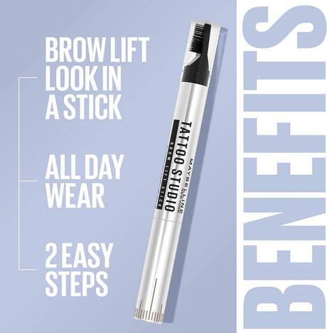 Maybelline Tattoo Studio Brow Lift Stick in 260 Deep Brown
