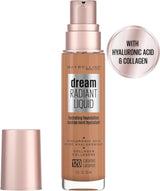 Maybelline Dream Radiant Liquid Hydrating Foundation with Collagen - Caramel 120