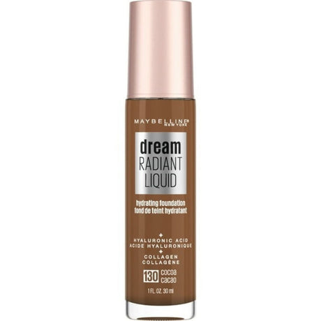 3x Maybelline Dream Radiant Liquid Foundation Pack - 130 Cocoa