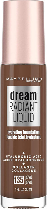 Maybelline Dream Radiant Liquid Hydrating Foundation with Hyaluronic Acid - Java 135