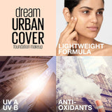 Maybelline 30ml Dream Urban Full Cover Liquid Foundation SPF40 - Toffee 330 (4.5g)
