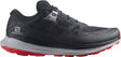 Salomon Mens Ultra Glide Wide Sneakers Shoes Runners - Black/Alloy/Goji