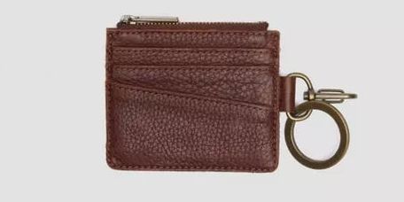 Dr. Martens Card Holder Wallet in Brown Cashew Ambassador