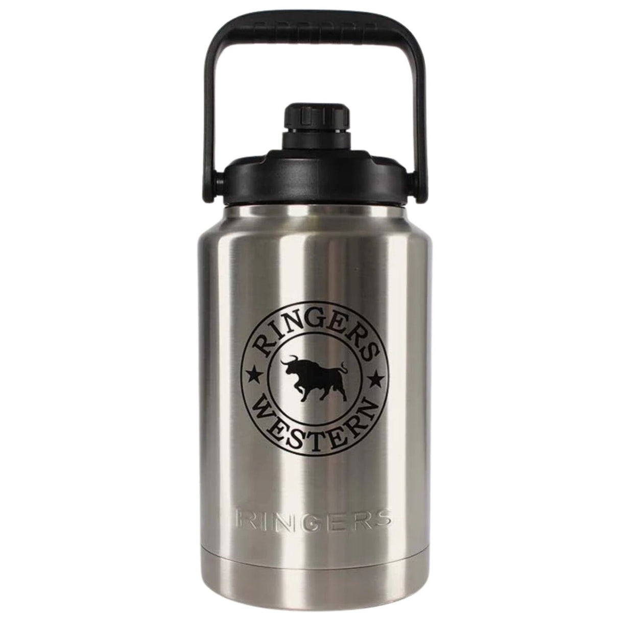 Ringers Western Big Gulp 1 Gallon Insulated Jug 3785ml Double Wall Vacuum in Stainless Steel
