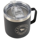 Ringers Western Brew Mug 414ml Stainless Steel Insulated with Lid in Black