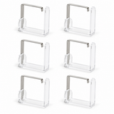 6x Tablecloth Holder Clips Pack - Desk Cover Clamps