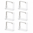 6x Tablecloth Holder Clips Pack - Desk Cover Clamps