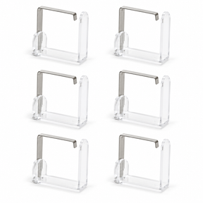 6x Tablecloth Holder Clips Pack - Desk Cover Clamps