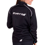 Babolat Womens Match Core Softshell Tennis Jacket - Black/Cyan