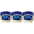 3x Vaseline 100ml Original Pure Petroleum Jelly Pack (Dermatologically Tested)