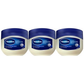 3x Vaseline 100ml Original Pure Petroleum Jelly Pack (Dermatologically Tested)