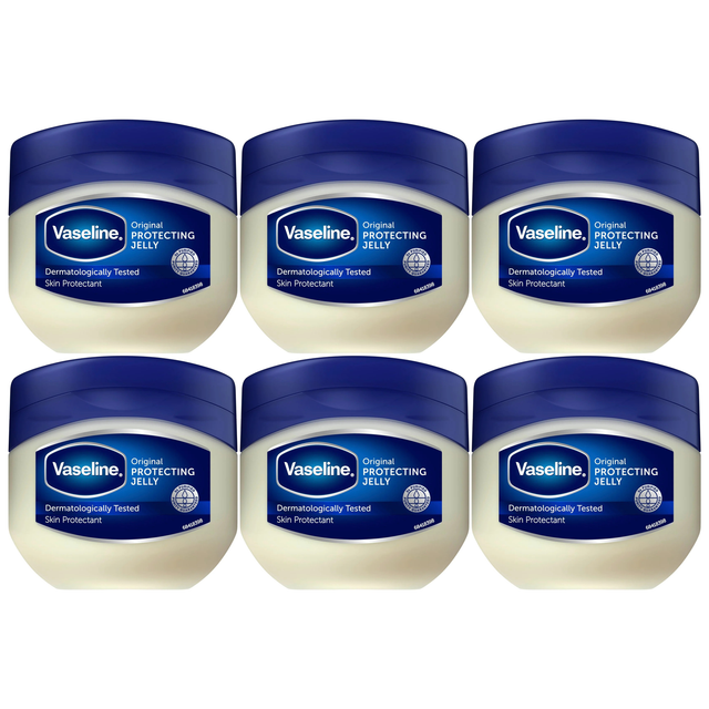 6x Vaseline 100ml Original Pure Petroleum Jelly Bulk Pack (Dermatologically Tested)