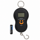 50kg Portable Electronic Travel Scales w/ Hook (Battery Included)