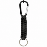 Paracord Keychain w/ Key Ring & Carabiner Clip (Cable Holder)