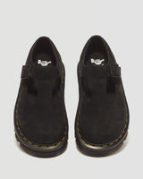 Dr. Martens Zebzag Milled Nubuck Mary Jane Sandals Shoes in Black