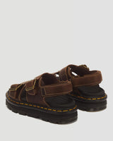 Dr. Martens ZebZag Sandals Shoes in Dark Brown