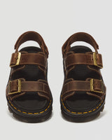 Dr. Martens ZebZag Sandals Shoes in Dark Brown