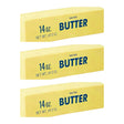 3x 22cm Salted Butter Scented Squishy Fidget Block Pack - Sensory Stress Toy