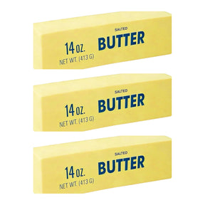 3x 22cm Salted Butter Scented Squishy Fidget Block Pack - Sensory Stress Toy