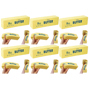 6x 22cm Salted Butter Scented Squishy Fidget Block Bulk Pack - Sensory Stress Toy
