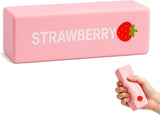 13cm Strawberry Scented Squishy Fidget Block Squeezy Stress Relief Sensory Toy Fun Berry Fruit