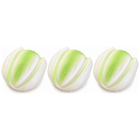 3x 8cm Crunchy Pistachio Nut Squishy Fidget Pack - ASMR Sensory Stress Relief Toy
