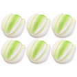 6x 8cm Crunchy Pistachio Nut Squishy Fidget Bulk Pack - ASMR Sensory Stress Relief Toy