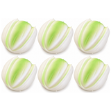 6x 8cm Crunchy Pistachio Nut Squishy Fidget Bulk Pack - ASMR Sensory Stress Relief Toy