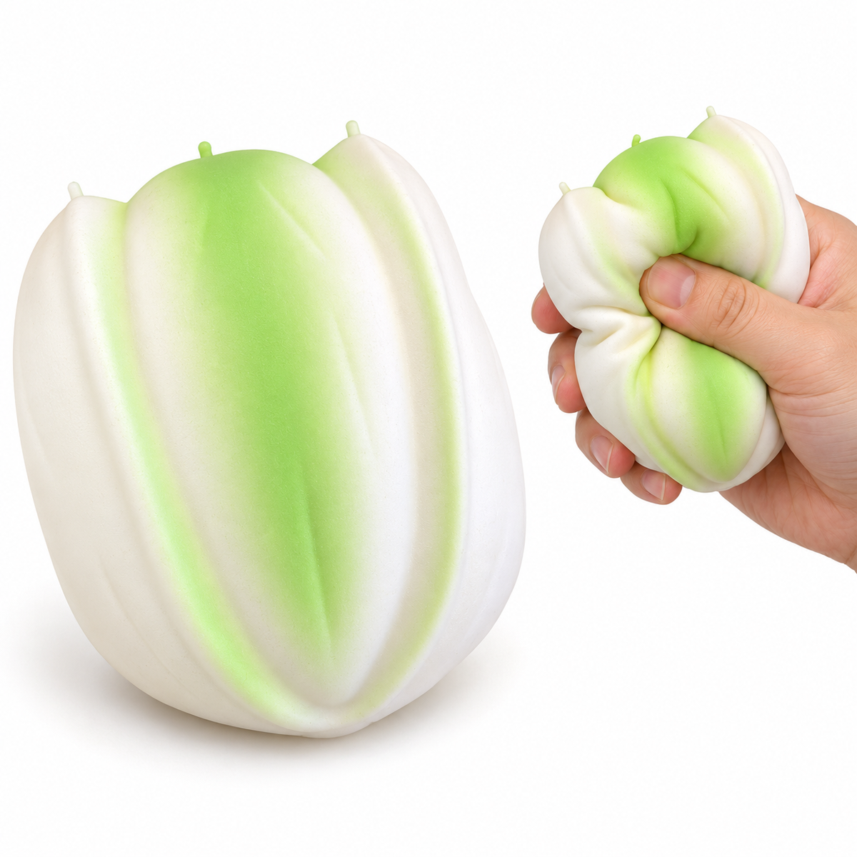 8cm Crunchy Squishy Pistachio ASMR Nut Fidget Squeezy Stress Relief Sensory Toy Fun