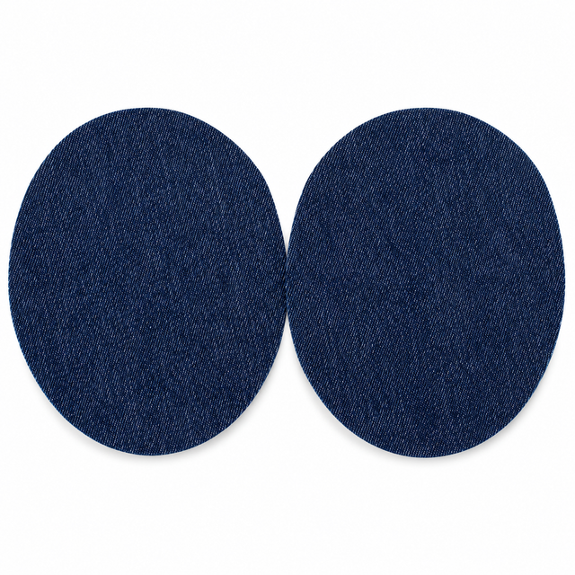 Denim Repair Iron-On Patches 2-Pack for Mending and Sewing