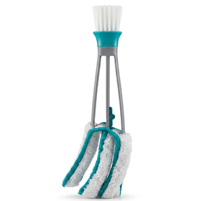 Window Shutter Blinds Brush with Interchangeable Head & Microfibre Attachment